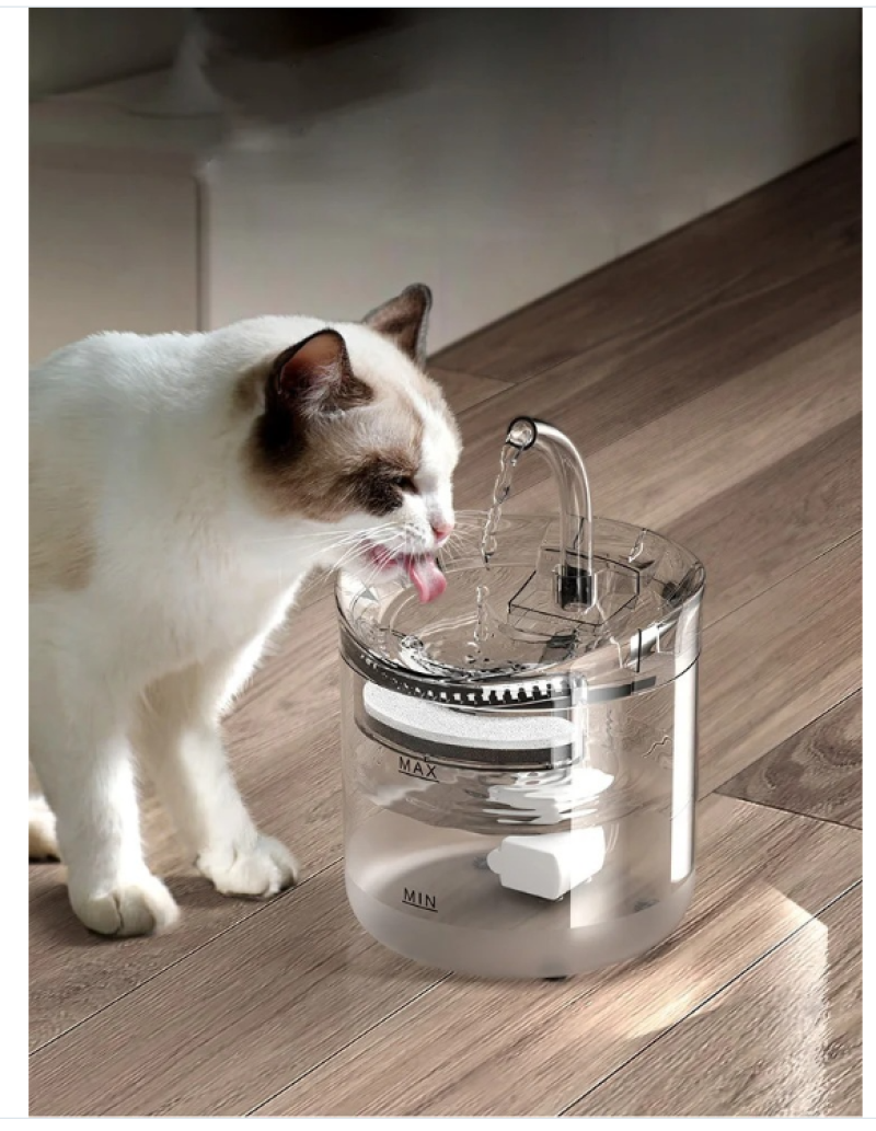 Comprar Fuente Bebedero Dispensador Para Gatos en Electroshopy
